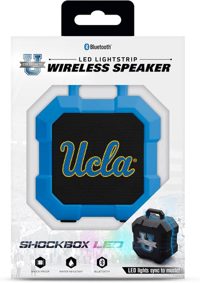Altavoz inalámbrico Shockbox NCAA con Bluetooth y luz LED