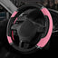 Funda volante piel PVC antiderrap 14.5-15" rosa
