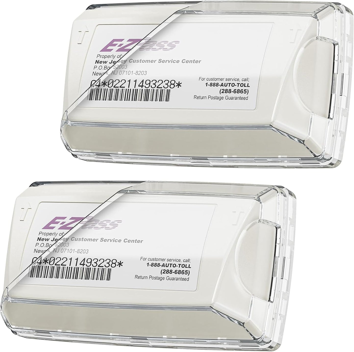 Soporte EZ Pass ventosas para parabrisas pack 2