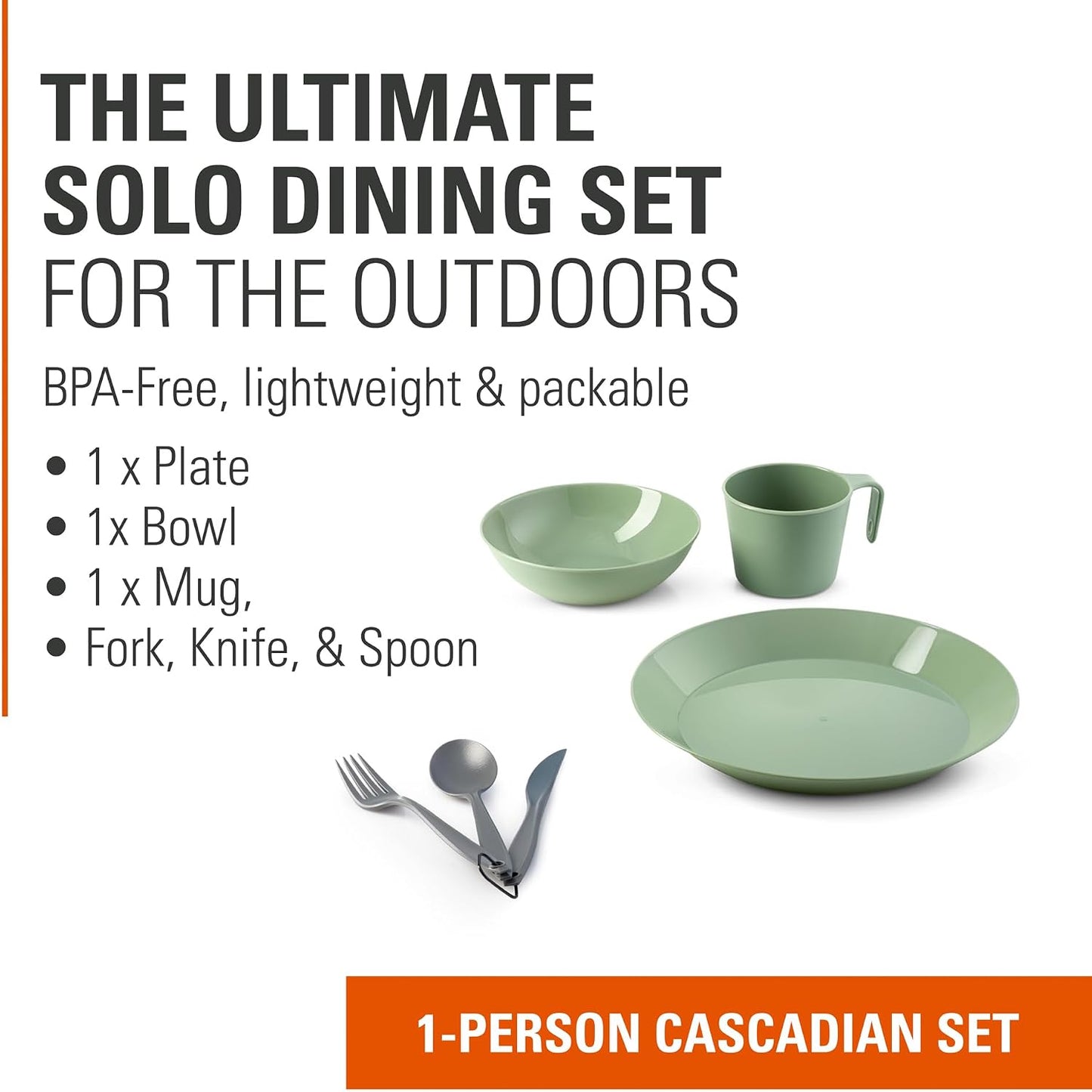 Set Mesa Cascadian para 1 Persona