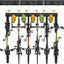 Estante bicis 48pulg para 6 bicis 5 cascos acero garaje