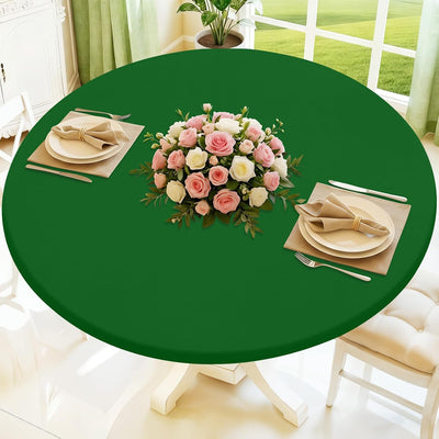 Mantel elastano elástico impermeable 36-44pulg color esmeralda