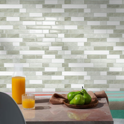 Protector salpicaduras 10 hojas 12x12pulg azulejos 3D cocina