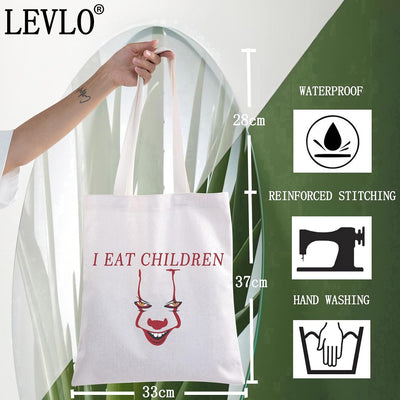 Bolsa maquillaje payaso terror T L con cremallera