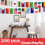 Bandera cuerda 190ft 200 países decoración fiestas bares