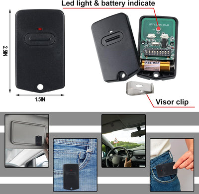 8 Unidades Control Remoto Puerta Comp RB741 GTO
