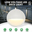 Luces terraza LED 12V 2W 3000K aluminio clásico