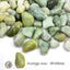 Guijarros jade 10lb decoración jardín interior