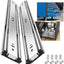 Guías cajón extensión 14" carga 150lb rieles bola