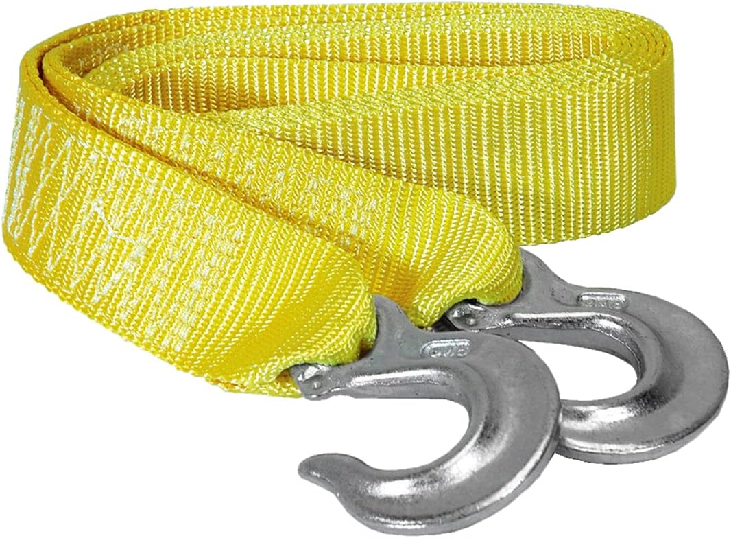 Correa remolque ganchos forjados 2" x10ft 7000lb