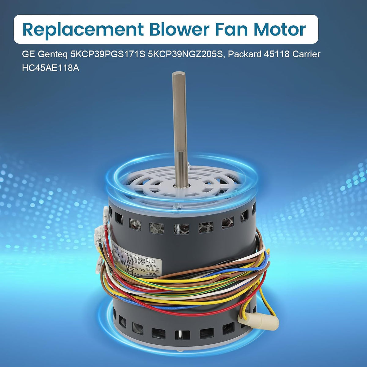 Motor ventilador 3/4HP 115V para HC45AE118A