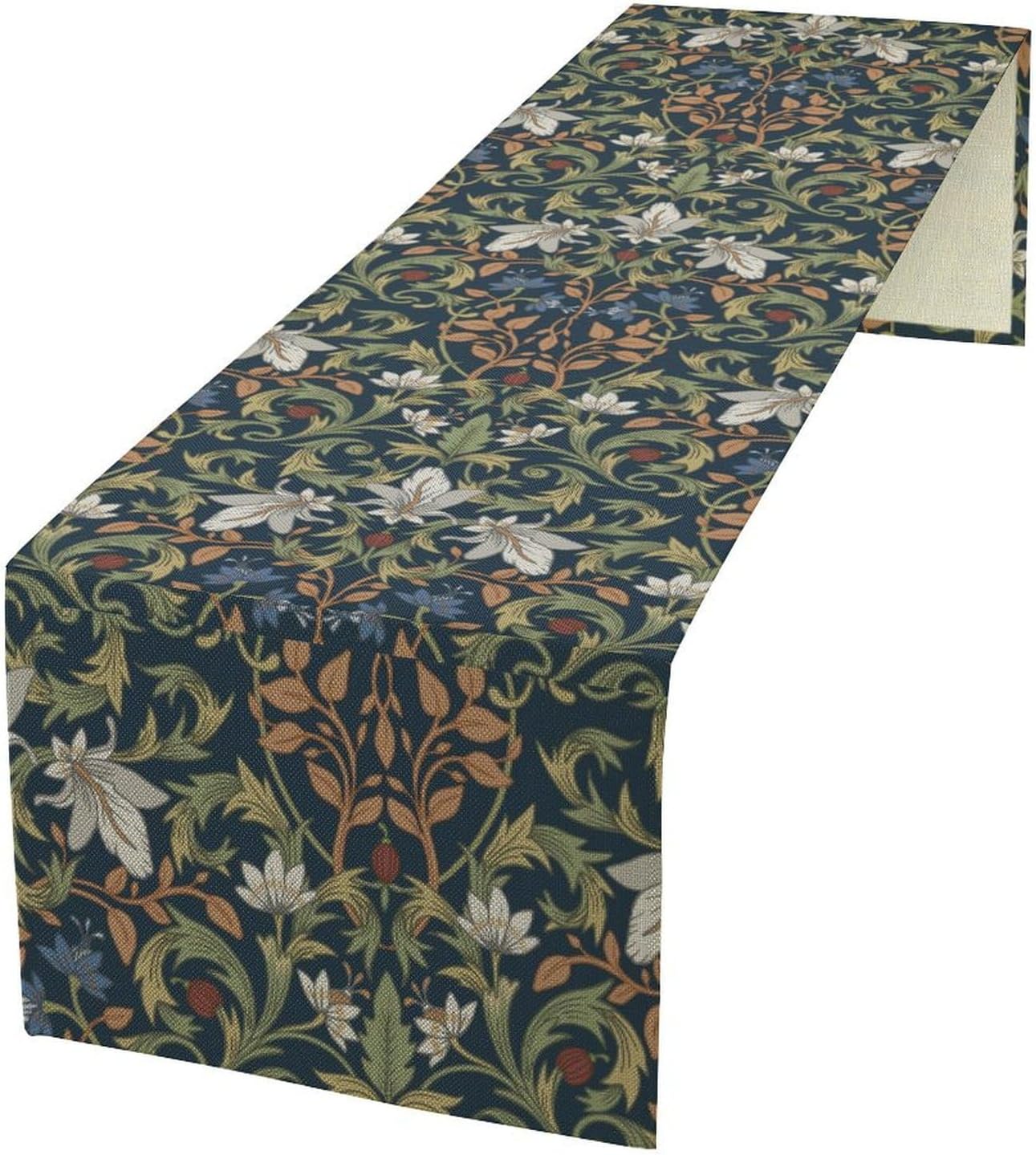 Mantel Camino Mesa Floral Vintage 13x36pulg