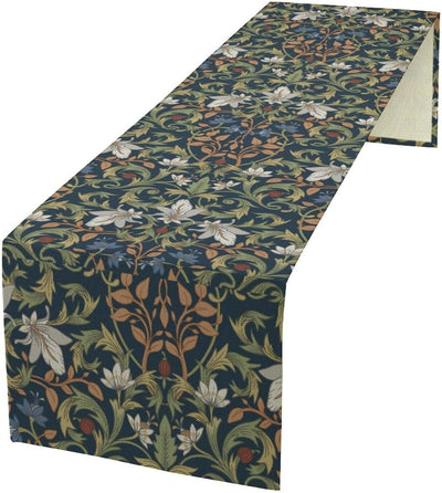 Mantel Camino Mesa Floral Vintage 13x36pulg
