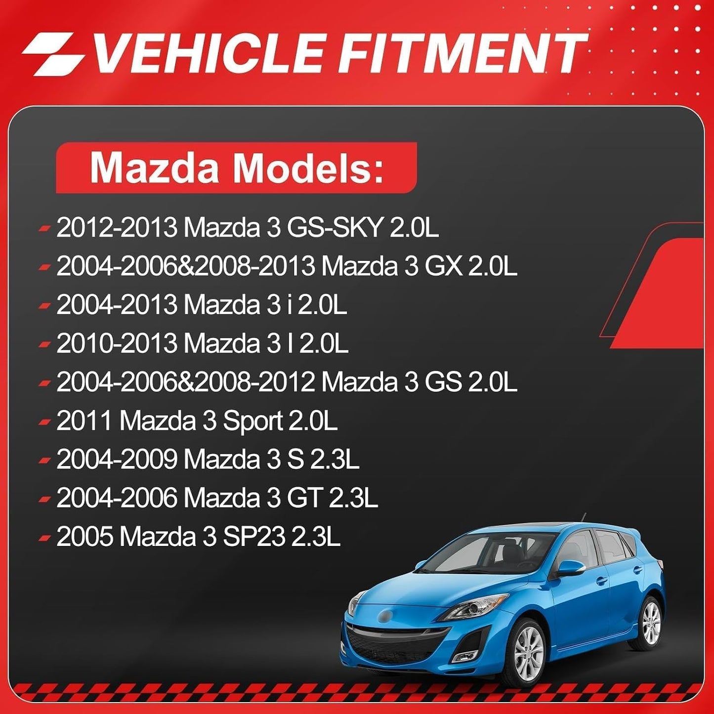 Tanque expansión radiador Mazda 3 2.0L 2.3L