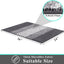 Tapete puerta entrada antiderrap absorbente 24x36pulg gris