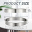 2 Ojales Acero Inox 304 6x1" para Encimera Cocina