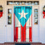 Cubierta puerta bandera puertorriqueña 71x35" porche
