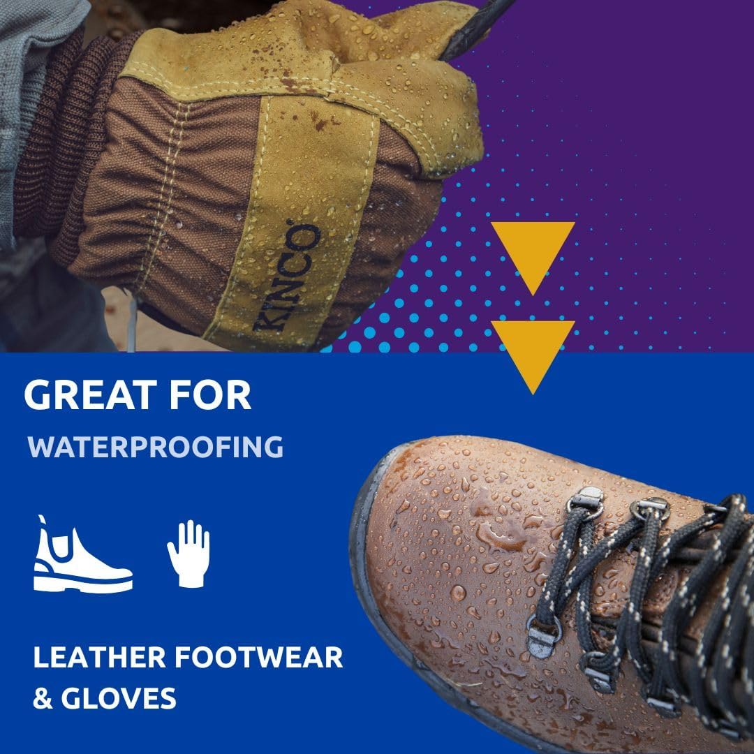 Cera impermeabilizante para cuero DWR cuidado zapatos botas