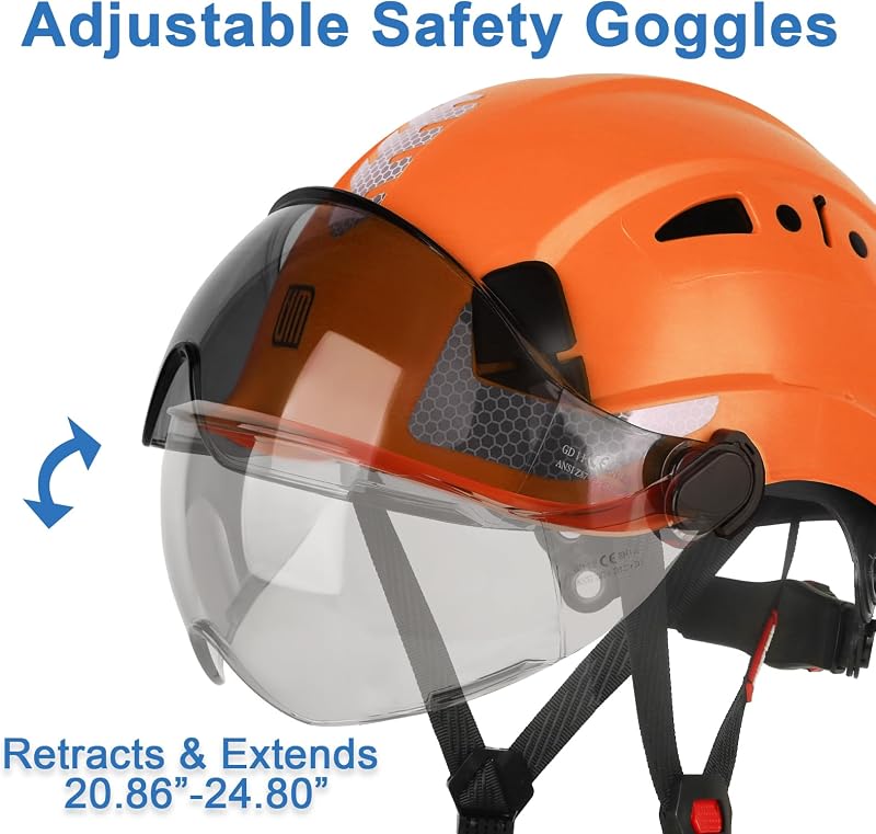 Casco seguridad visera suspensión ajustable uso industrial