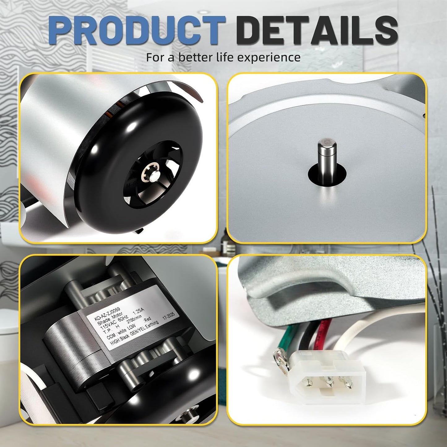 Motor inducción horno compat. Carrier Bryant Payne 115v