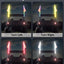 2 Pzas Luces Látigo Espiral 2pie 2en1 LED Control App UTV