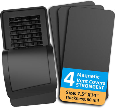 Cubiertas magnéticas ventilación piso 7.5x14 paquete 4