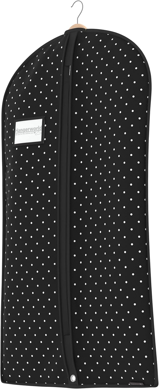 Bolsa ropa 40" trajes vestidos transpirable lunares negros
