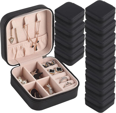 Estuche joyas dama de honor 12 pzas cuero PU portátil