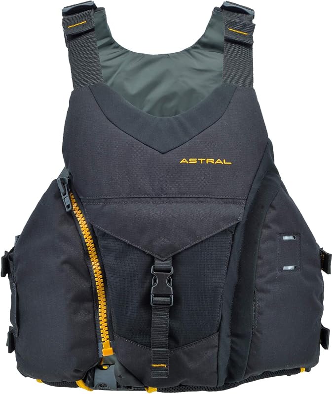 Chaleco salvavidas PFD para aguas bravas color negro talla