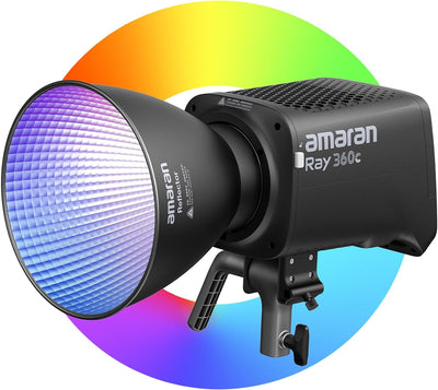 Luz RGB LED 360W con APP DMX 12 Efectos Montura Bowens
