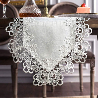 Bufanda de tocador vintage con patrón clásico 16x60