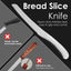 Cuchillo pan acero inox dentado para rebanadas