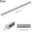 6 Pzas Varilla M8 x 6.693pulg acero inox 304 rosca derecha