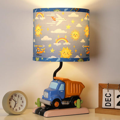 Lámpara de Mesa de Noche con Forma de Coche para Niños