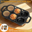 Molde muffins hierro fundido 6 tazas antiadherente