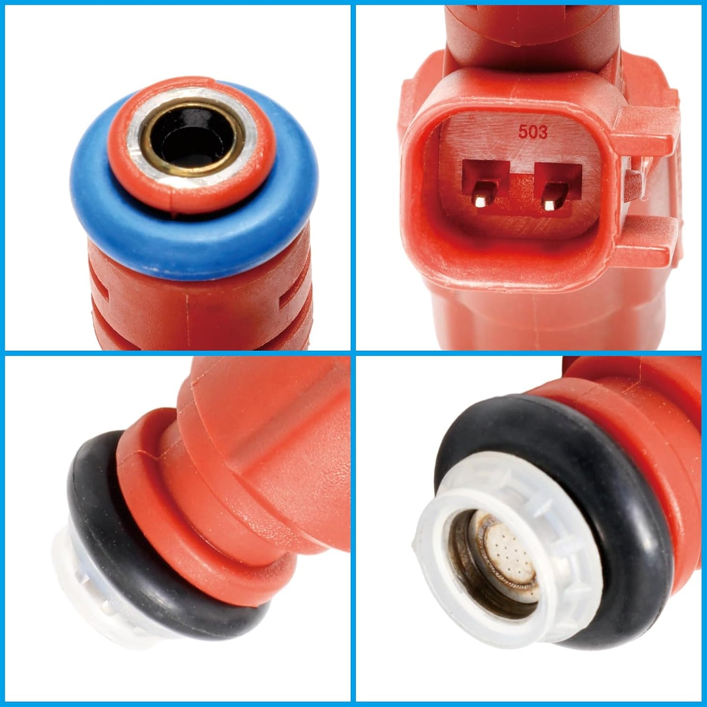 Inyectores combustible 6 Pzas Jeep Grand Cherokee Wrangler