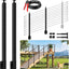 Set 2 Kits Postes Barandilla Escalera 36/42" Negro