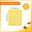 6 Unids Excluder Reina Abeja Plástico 10 Marcos Amarillo
