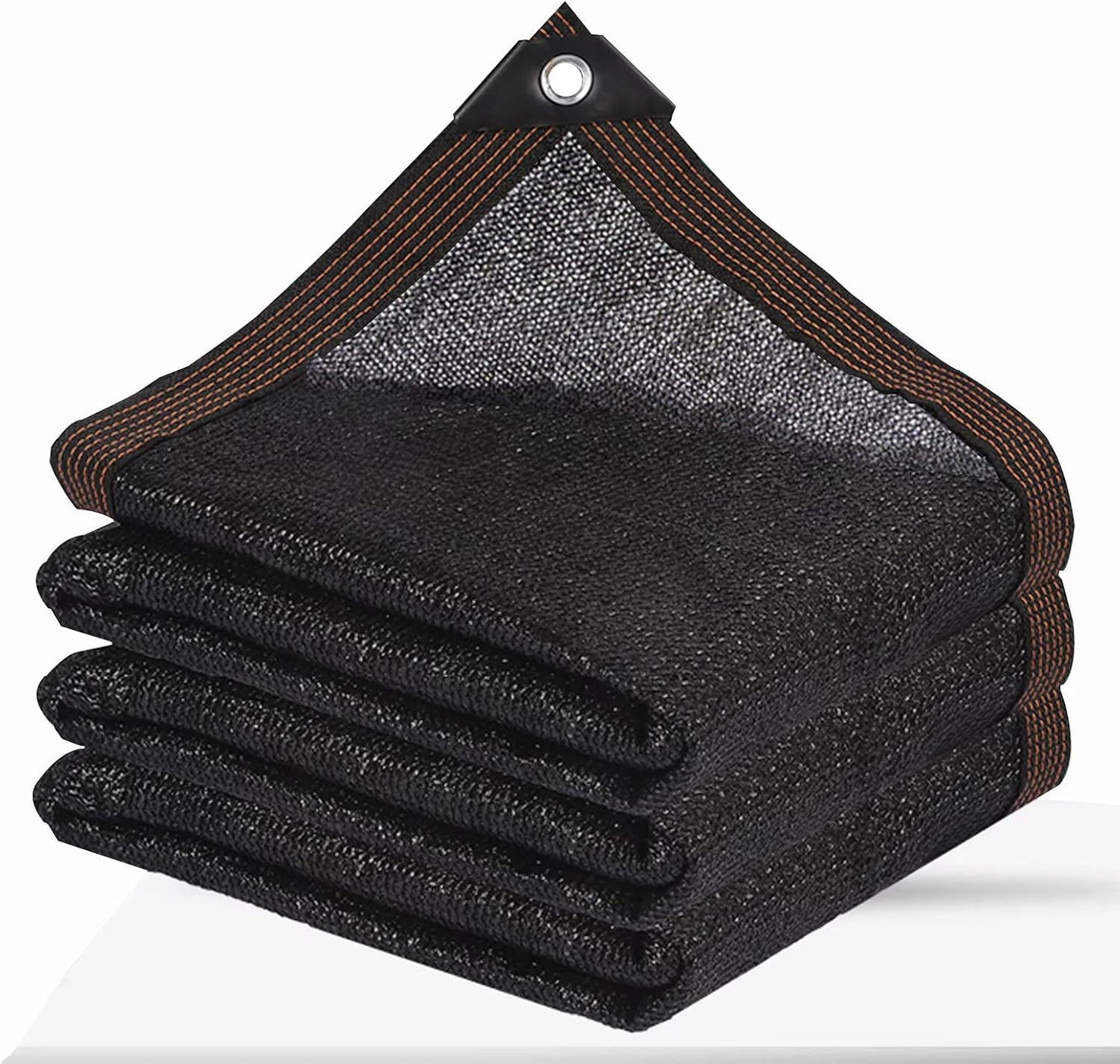 Malla sombra jardín 90% negro para pérgola patio