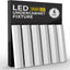 6 Luces LED para gabinete 24pulg 3000K cuerpo ancho base
