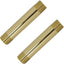 Boquilla tubo latón IPS ½x4 pulg pack 2