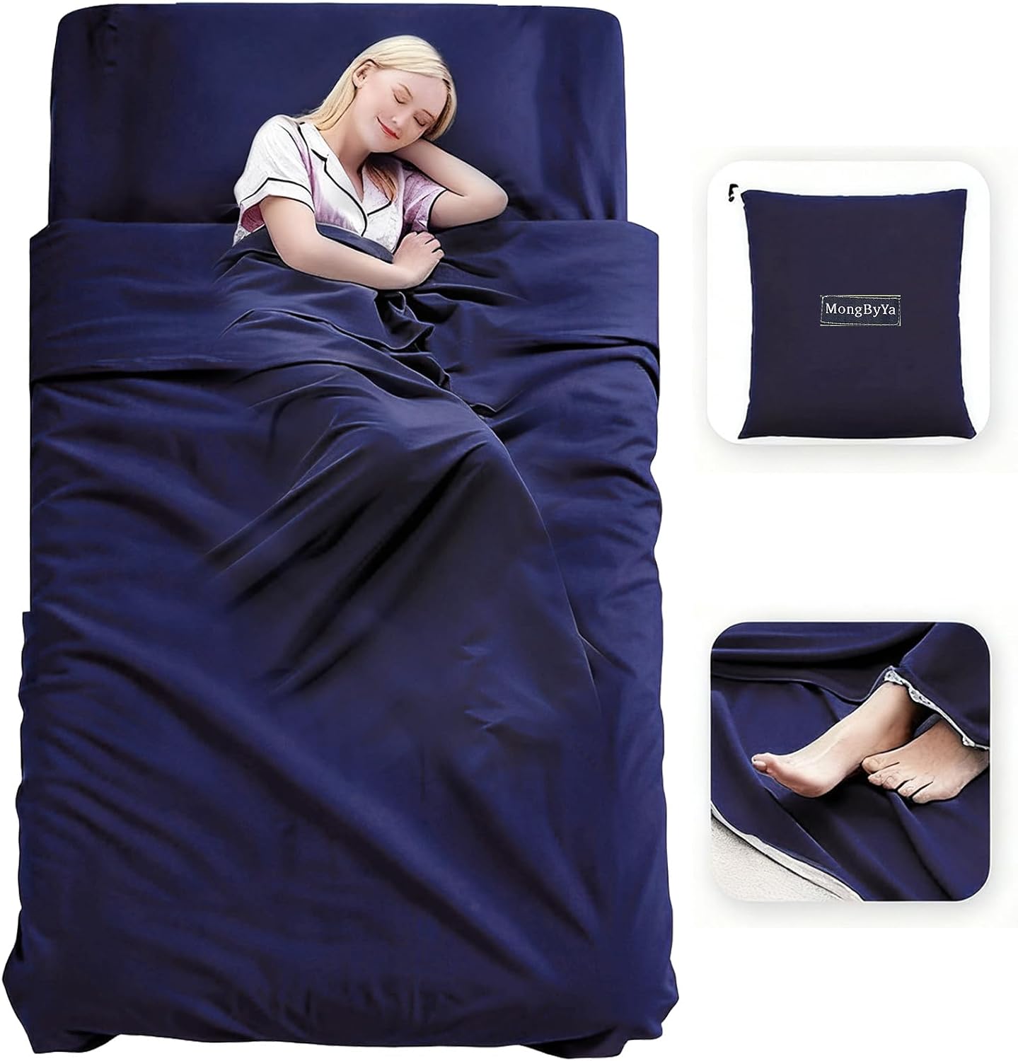 Saco dormir ligero compacto para camping mochileros