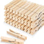 Pinzas madera abedul para ropa tendedero 2.83"