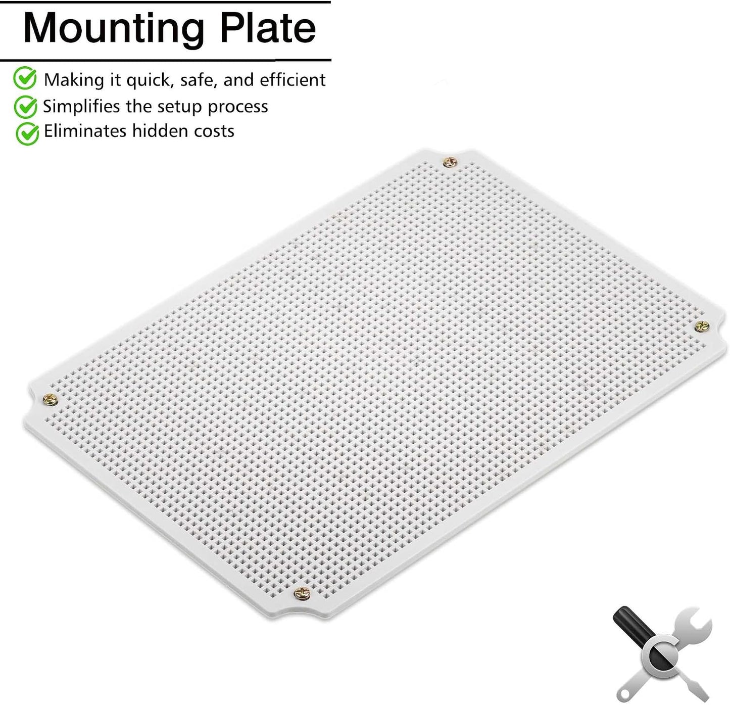 Caja conexión plástico ABS IP67 impermeable gris