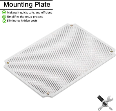 Caja conexión plástico ABS IP67 impermeable gris
