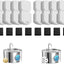 Repuesto filtros fuente gato 8 carbono 8 espuma acero inox