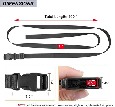 Correas embalaje ajustable 1pulg 24-100pulg