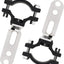 2 Soportes Barra Luz Tubo Aluminio Motocicleta Plateado