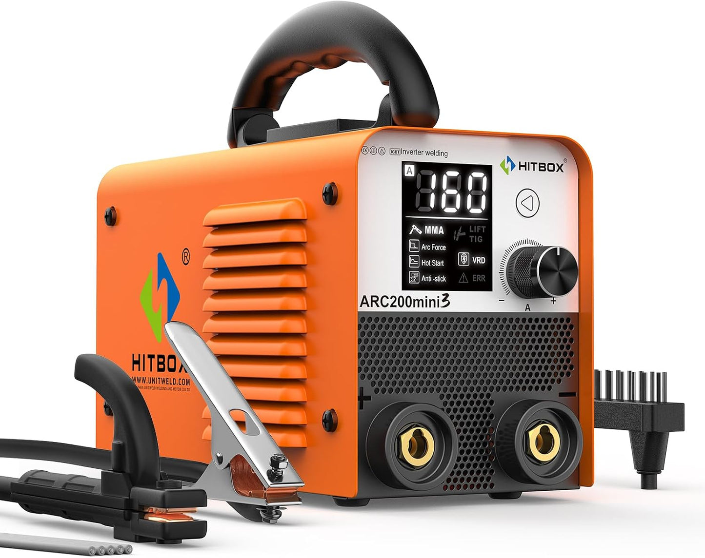 Soldador MMA TIG 110V Pantalla LCD Inversor IGBT