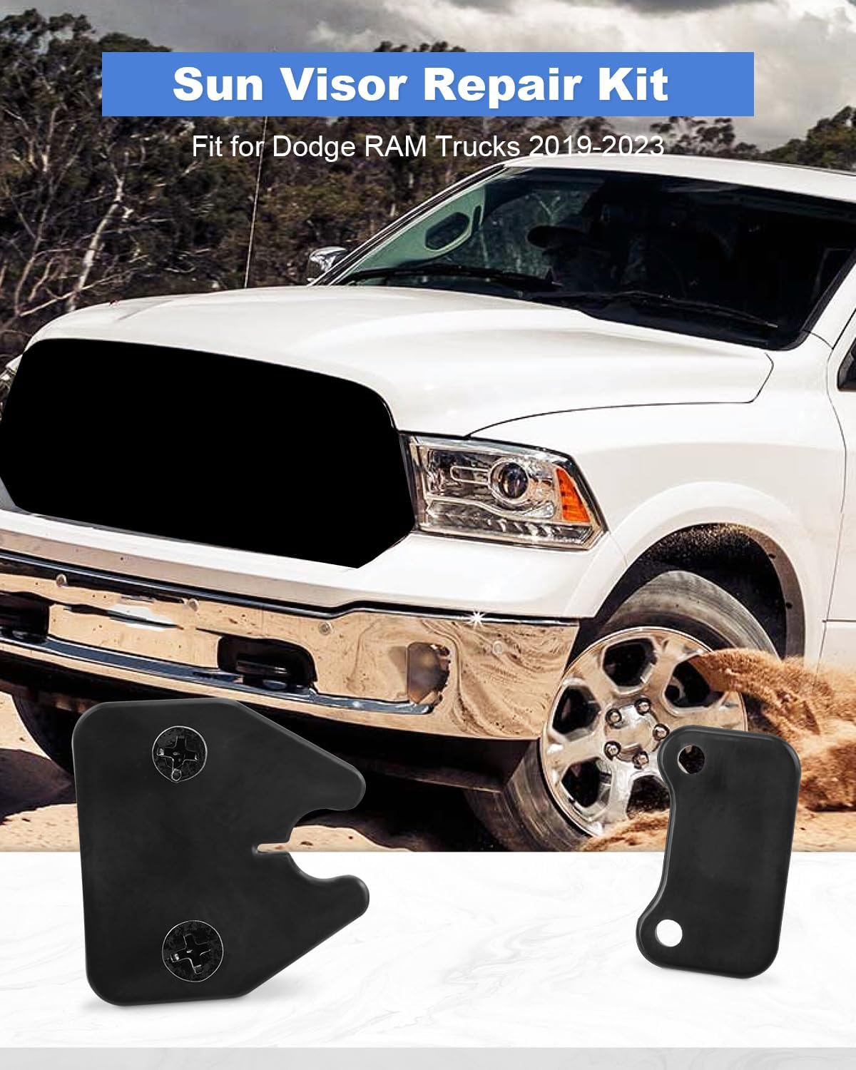 2 Kits Reparación Visera Solar Dodge RAM 1500